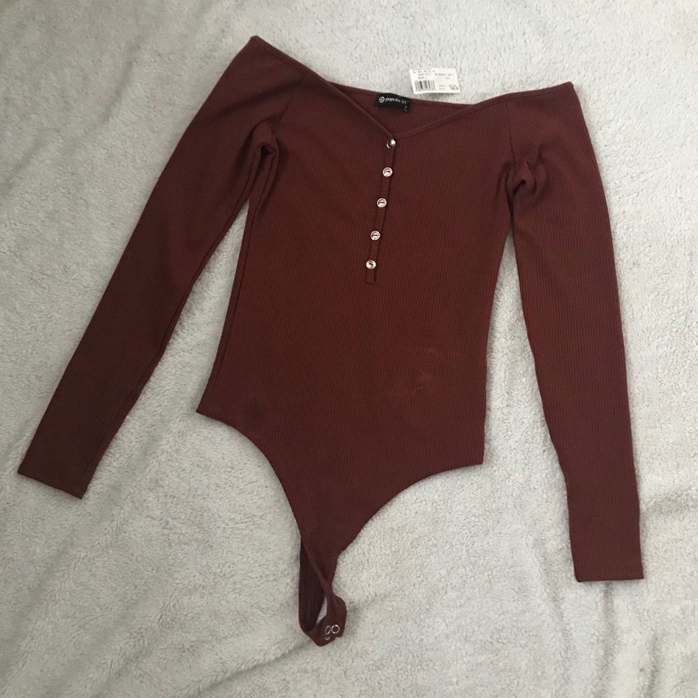 Off the shoulder body suit - Picture 1 of 4